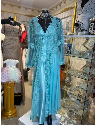 BATA DE NOVIA CELESTE REF. 1549