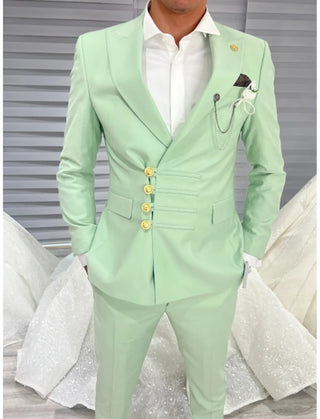 TRAJE CABALLERO VERDE AGUA REF. 1718