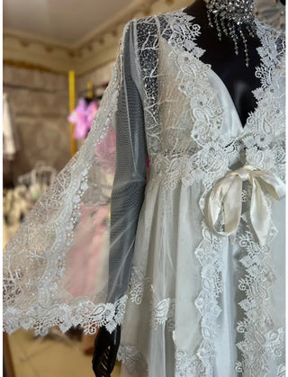 BATA DE NOVIA BEIGE REF. 1551