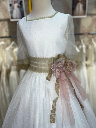 Vestido comunión niña Ref. C279