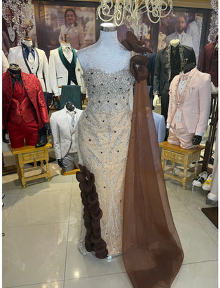 VESTIDO MARRÓN REF. 2269