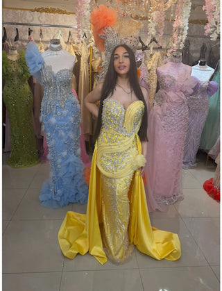 VESTIDO AMARILLO REF. 2271