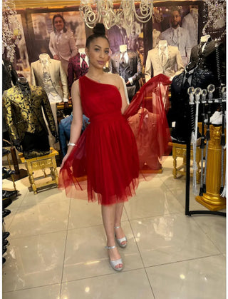 VESTIDO ROJO DE TUL REF. 1439