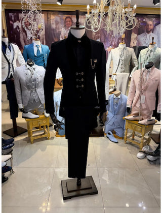 TRAJE NEGRO TERCIOPELO REF. 2240