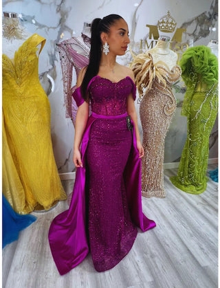 VESTIDO COLOR BUGANVILLA REF. 1907