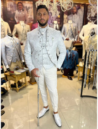 TRAJE BLANCO PLATA REF. 1543