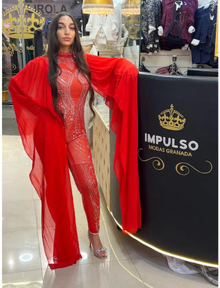 MONO ROJO DE PIEDRAS REF. 1652