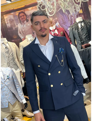 TRAJE CRUZADO MARINO REF. 1636