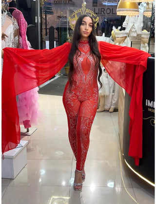 MONO ROJO DE PIEDRAS REF. 1652