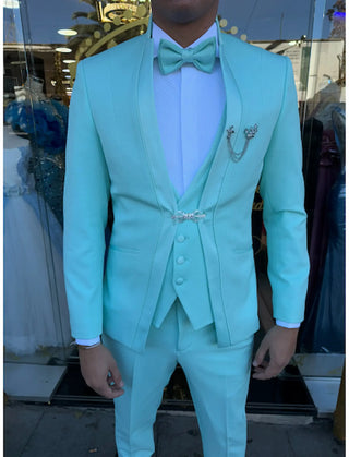 TRAJE AZUL CELESTE REF. 2039