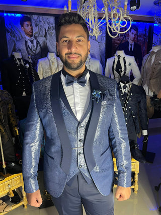 Traje fantasía Ref. 519 Azul/plata